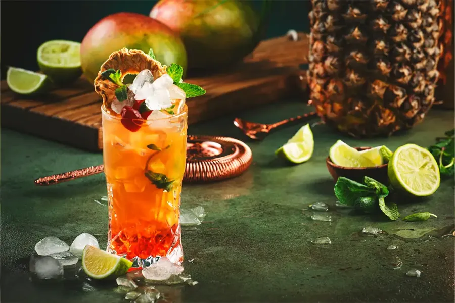 Tropical Refresher mit Ellyfit Fitnessdrink