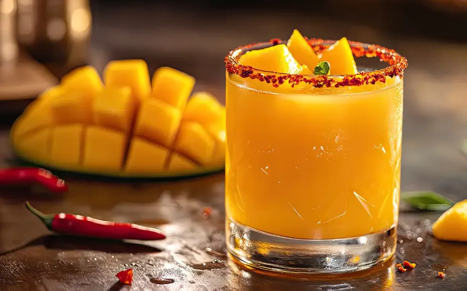 Spicy Mango Mule mit Ellyfit Fitnessdrink