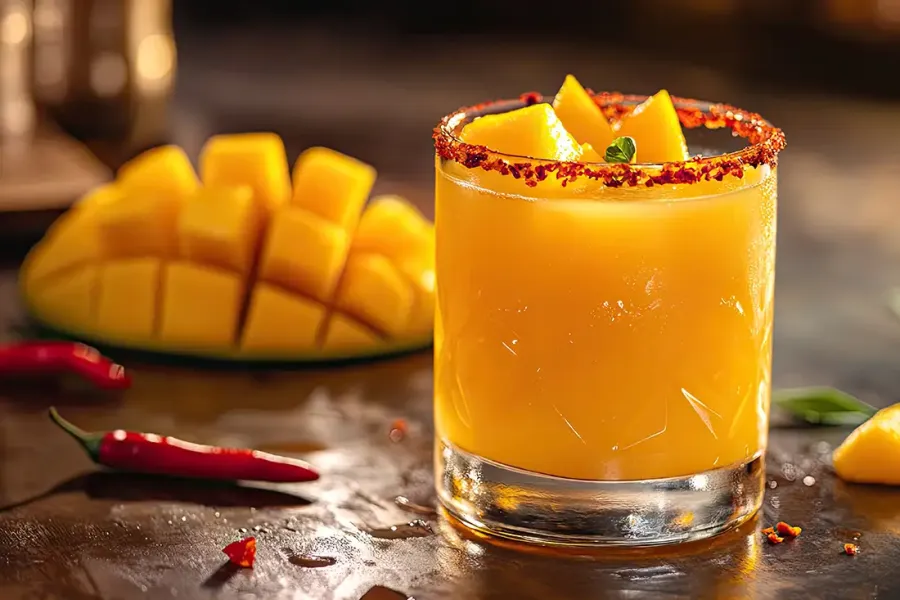 Spicy Mango Mule mit Ellyfit Fitnessdrink
