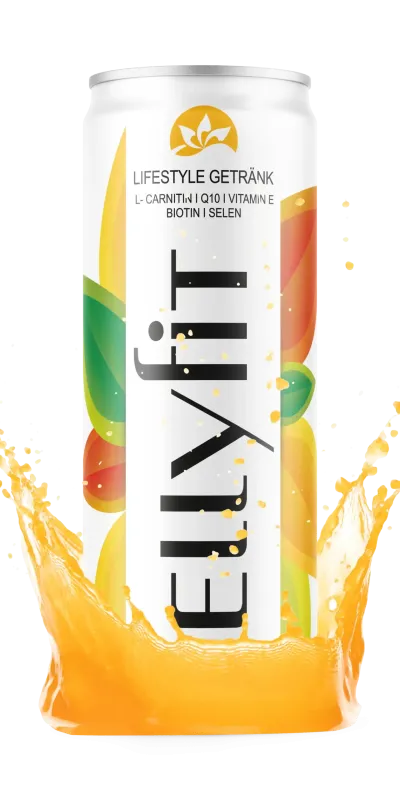 Ellyfit Mango Fitnessdrink mit Nährwerten und Zutaten